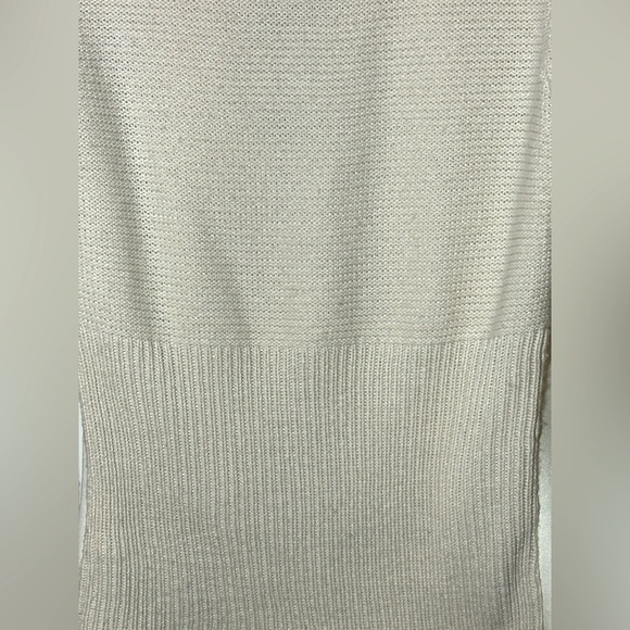 Romeo & Juliet Cream Open Waterfall Front Cardigan with Faux Fur Trim size Med - Picture 7 of 9